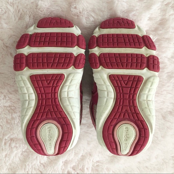 Stride Rite Baby Girl NMS Keegan H&L Pink Sneakers - Picture 5 of 8